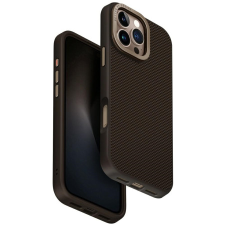 Kryt UNIQ KEVA MAX Magclick iPhone 16 Pro Max - hnědá