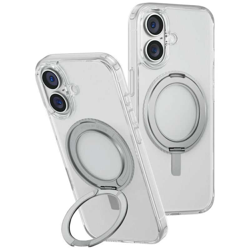 Kryt UNIQ UNIQ SWIVIX 360 pro iPhone 16 - transparentní