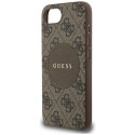 Kryt Guess 4G Circle Classic pro iPhone 16e - brown