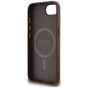 Kryt Guess 4G Circle Classic pro iPhone 16e - brown