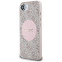 Kryt Guess 4G CIRCLE CLASSIC pro iPhone 16e – růžová
