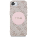 Kryt Guess 4G CIRCLE CLASSIC pro iPhone 16e – růžová