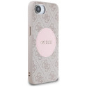 Kryt Guess 4G CIRCLE CLASSIC pro iPhone 16e – růžová