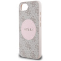 Kryt Guess 4G CIRCLE CLASSIC pro iPhone 16e – růžová