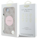 Kryt Guess 4G CIRCLE CLASSIC pro iPhone 16e – růžová