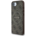 Kryt Guess 4G RING CLASSIC pro iPhone 16e - hnědý