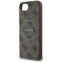 Kryt Guess 4G RING CLASSIC pro iPhone 16e - hnědý