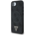 Kryt Guess 4G Ring Triangle Logo MagSafe iPhone 16e černý