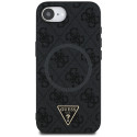 Kryt Guess 4G Ring Triangle Logo MagSafe iPhone 16e černý