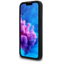 Kryt Guess Silicone Script MagSafe iPhone 16e - černý