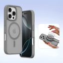 Pouzdro Dux Ducis LAWA pro iPhone 16 Pro - šedé