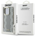Kryt DKNY Checkered Pattern MagSafe pro iPhone 16 Pro - béžový