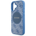 Kryt Guess 4G Circle Classic pro iPhone 16 - modrý