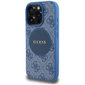 Kryt Guess 4G CIRCLE CLASSIC pro iPhone 16 Pro Max - blue