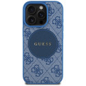 Kryt Guess 4G CIRCLE CLASSIC pro iPhone 16 Pro Max - blue