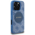 Kryt Guess 4G Circle Classic MagSafe pro iPhone 16 Pro - blue
