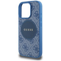 Kryt Guess 4G Circle Classic MagSafe pro iPhone 16 Pro - blue