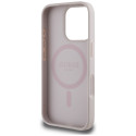 Kryt Guess 4G Circle MagSafe pro iPhone 16 Pro - růžový