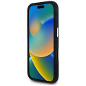 Kryt Guess DENIM TRIANGLE pro iPhone 16 - černý