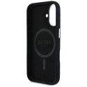 Kryt Guess DENIM TRIANGLE pro iPhone 16 - černý