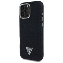 Kryt Guess DENIM TRIANGLE MagSafe pro iPhone 16 Pro Max černý