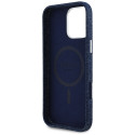 Kryt Guess DENIM TRIANGLE pro iPhone 16 Pro - modrý