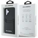 Kryt Karl Lagerfeld HC Grained PU Cardslot iPhone 16 - černý
