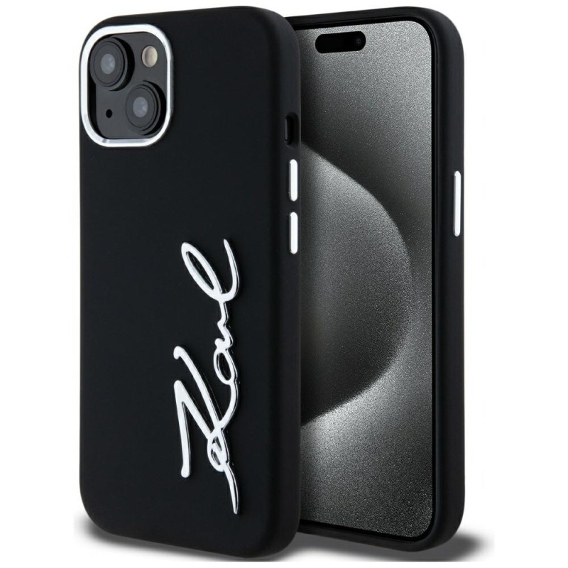 Kryt Karl Lagerfeld iPhone 15 pro iPhone 15 - černý