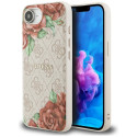 Kryt Guess 4G FLOWERS PRINT pro iPhone 16e - pink