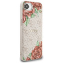 Kryt Guess 4G FLOWERS PRINT pro iPhone 16e - pink