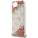 Kryt Guess 4G FLOWERS PRINT pro iPhone 16e - pink
