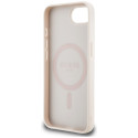 Kryt Guess 4G FLOWERS PRINT pro iPhone 16e - pink