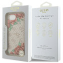 Kryt Guess 4G FLOWERS PRINT pro iPhone 16e - pink