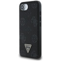 Kryt Guess TRIANGLE Logo MagSafe pro iPhone 16e - černý