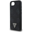 Kryt Guess TRIANGLE Logo MagSafe pro iPhone 16e - černý