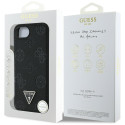Kryt Guess TRIANGLE Logo MagSafe pro iPhone 16e - černý