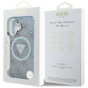 Kryt Guess IML Metal Glitter 4G pro iPhone 16 - blue