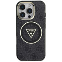 Kryt Guess IML Metal Glitter 4G pro iPhone 16 Pro - black