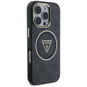 Kryt Guess IML Metal Glitter 4G pro iPhone 16 Pro - black
