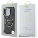 Kryt Guess IML Metal Glitter 4G pro iPhone 16 Pro - black