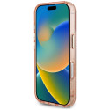 Kryt Guess IML Metal Glitter 4G pro iPhone 16 - pink