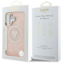 Kryt Guess IML Metal Glitter 4G pro iPhone 16 - pink