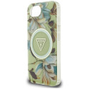 Kryt Guess IML Metal Glitter pro iPhone 16e - zelený