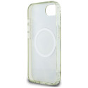 Kryt Guess IML Metal Glitter pro iPhone 16e - zelený