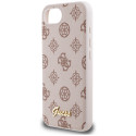 Kryt Guess PEONY SCRIPT iPhone 16e - hnědý