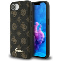 Kryt Guess Peony Script Logo pro iPhone 16e – černá
