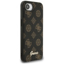Kryt Guess Peony Script Logo pro iPhone 16e – černá
