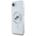 Kryt Karl Lagerfeld IML Metal pro iPhone 16e – bílý