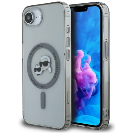 Kryt Karl Lagerfeld IML Metal iPhone 16e - černý