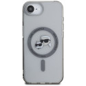 Kryt Karl Lagerfeld IML Metal iPhone 16e - černý